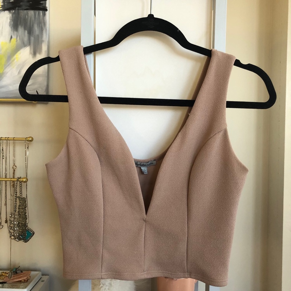 Charlotte Russe | Nude Crop Top